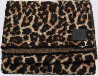 Anine Bing Scarfs Marrone-Donna