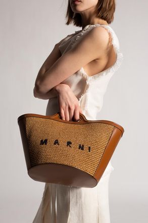 Marni Tropicalia Shopper Bag, Womens, Brown