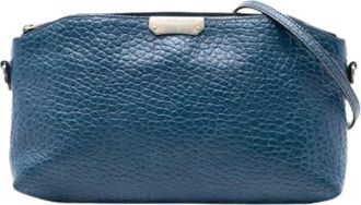 Burberry Pre-owned Cross Body Bags, female, Blue, Size: ONE SIZE Pre-owned Vintage Crossbody Bag