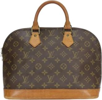 Louis Vuitton Pre-owned Handbags, female, Brown, Size: ONE SIZE Pre-owned Canvas Handbag