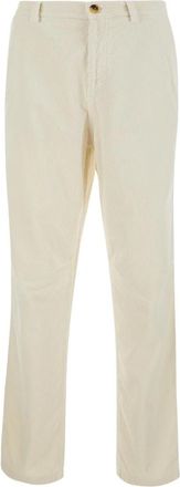 Brunello Cucinelli Corduroy Broeken - Heren - Straight fit broeken - Beige - XL - Katoen - Broeken