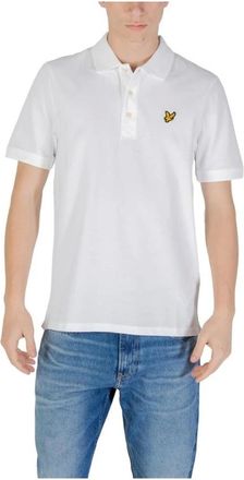 Lyle & Scott Polo Shirts, male, White, Size: 2XL Logo Polo Shirt
