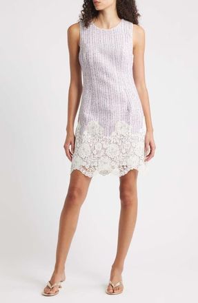 Lilly Pulitzer Sharone Lace Boucl&eacute; Sheath Dress in Pink Bliss Blushing Boucle at Nordstrom, Size 2