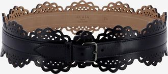 Alaia G&uuml;rtel mit Stanzungen Corset Mini Vienne Vague