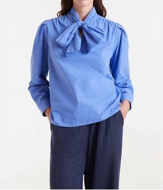 Compa&ntilde;&iacute;afant&aacute;stica Bow Tie Top In Blue