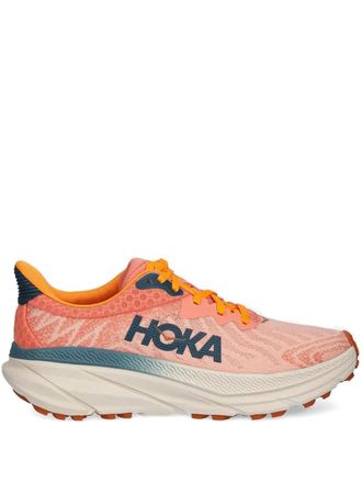 Hoka One One Challenger 7 lace-up running sneakers - Orange