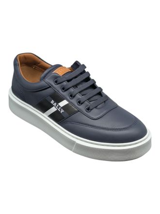 Bally Coby 6310055 Mens Ink Lamb Leather Sneakers