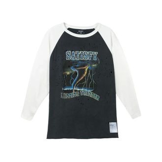 SATISFY Long Sleeve Tops, male, Gray, Size: M MothTech Baseball Tee