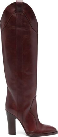 PARIS TEXAS Stivali con tacco largo 105mm - Rosso