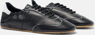 Scarosso Riley Sneakers in Black - Calf at Nordstrom, Size 38.5