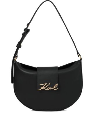 Karl Lagerfeld K/Signature shoulder bag - women - Leather - One Size - Black