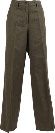 Aspesi High Waisted Straight-Leg Pants
