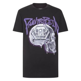 Philipp Plein Heren, Tops, Zwart, Maat: 3XL Katoen