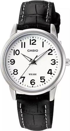 Casio Waterproof Black/ White Analog LTP-1303L-7BV
