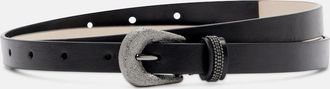 Brunello Cucinelli Monili leather belt