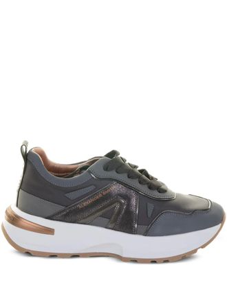 Alexander Smith panelled lace-up sneakers - Grey