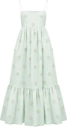 Suncoo Cherish Robe - Dames - Maxi kleedjes - Groen - S - Kleedjes