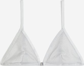 H&M BH-Top - Silberfarben