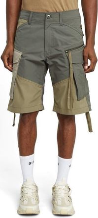 G-Star Rovic Loose Fit Cargo Shorts in Gs Grey at Nordstrom, Size 28