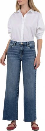 Kut from the Kloth Meg High Rise Wide Leg Jeans In Family