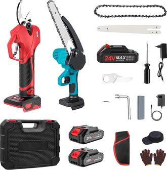OEM Sierra El&eacute;ctrica, Bater&iacute;a De Litio, Motor Sin Escobillas, Juego De Bater&iacute;as Estilo I-3