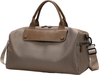 Generic Compatible For Fitness Bag Large Capacity Lightweight Yoga Storage Swimming Wet And Dry Separation Business(KHAKI)