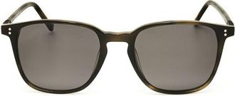 Hackett Mens Black Rectangular Sunglasses HEBS267
