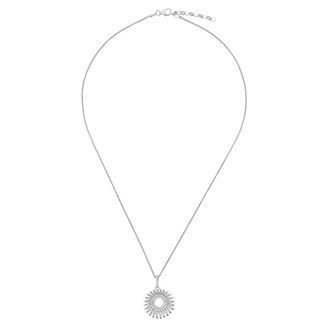 Orphelia Womens 925 Sterling Silver Chain with Pendant - ZH-7299 - One Size
