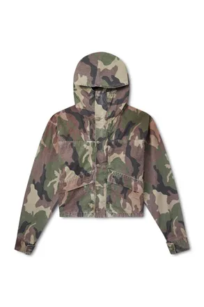 424 Camouflage-Print Cotton-Ripstop Hooded Jacket