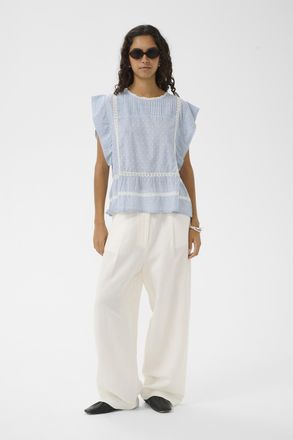 Soaked In Luxury Blouse met korte mouwen SLAster Blouse met korte mouwen Loose fit