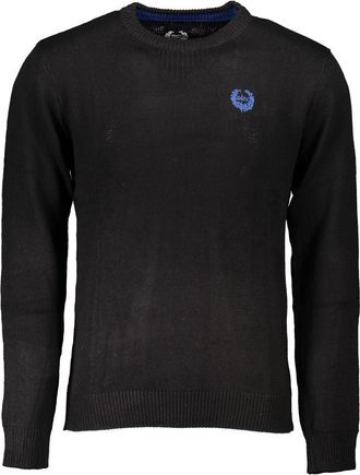 Gian Marco Venturi Gianmarco Venturi Zwarte Katoenen Heren Trui