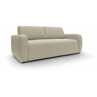 Divani.Store Divani.store - Duna Divano letto matrimoniale con materasso 20 cm in tessuto impermeabile T03 215 cm (mat. 160x197) beige