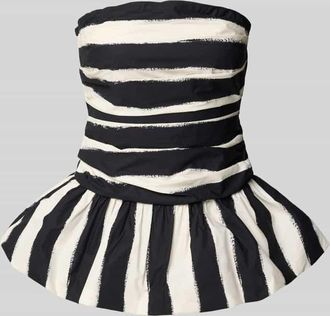 Topshop Bandeau-Top aus Baumwolle Modell SOLDE in Weiss, Gr&ouml;&szlig;e 34