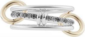Spinelli Kilcollin Acacia Grey Diamond Ring in Silver at Nordstrom, Size 13.5