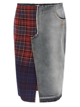 Off-white Patchwork Skirt