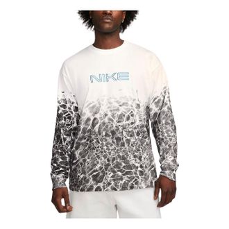 Nike NRG Kukini Long Sleeves T-Shirt Asia Sizing White Black FB3031-100