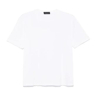 Roberto Collina T-Shirts, male, White, Size: XL Crew Neck T-Shirts
