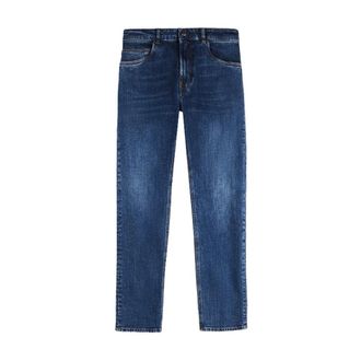 Fay Slim-fit Jeans, male, Blue, Size: W32 5 Tasche Original Slim-fit Jeans