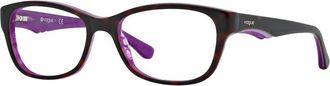 Vogue Eyewear Womens Vo 2814 Eyeglasses In Tortoise With Purple On Inside