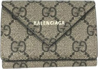 Gucci Pre-owned Fabric Wallet - unisex - Vintage Accessoires - Beige - ONE Size - Vintage