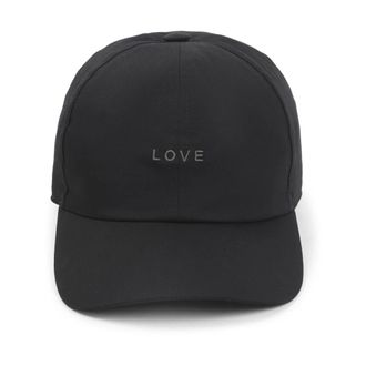 Rick Owens Caps, male, Black, Size: S Love Baseball Cap