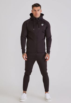 Siksilk Mens Brown Hoodie and Joggers Set XXL