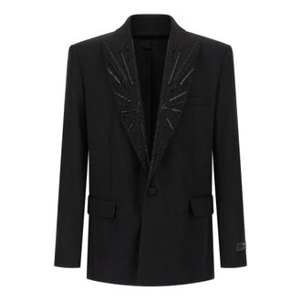 Balmain Hombre, Chaquetas, Negro, Talla: L