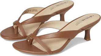 Life Stride Navine Womens Sandals Caramel : 8.5 M (B), Faux Leather