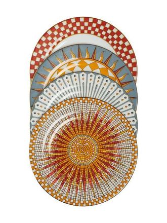 La DoubleJ Dessert Plates Set Of 4 in Solar Multicolor at Nordstrom