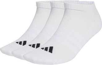 adidas Cushioned Essential Low Cut 3-Pack Multifunktionssocken f&uuml;r Herren | wei&szlig;