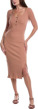 Nation Ltd Haidee Heavy Rib Midi Dress