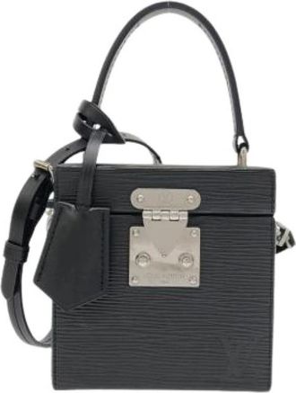 Louis Vuitton Pre-owned Vintage Handbag - Dames - Vintage Handtas - Zwart - ONE Size - Leer - Vintage