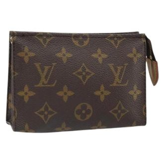 Louis Vuitton Pre-owned Clutches, female, Brown, Size: ONE SIZE Pre-owned Vintage Monogram Pouch