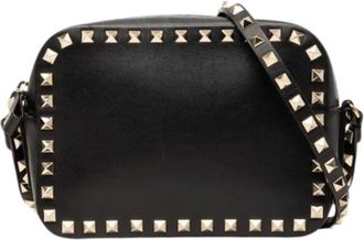 Valentino Borsa a tracolla in pelle borchiata Pre-owned - - Pre-owned - Donna - Nero - ONE SIZE